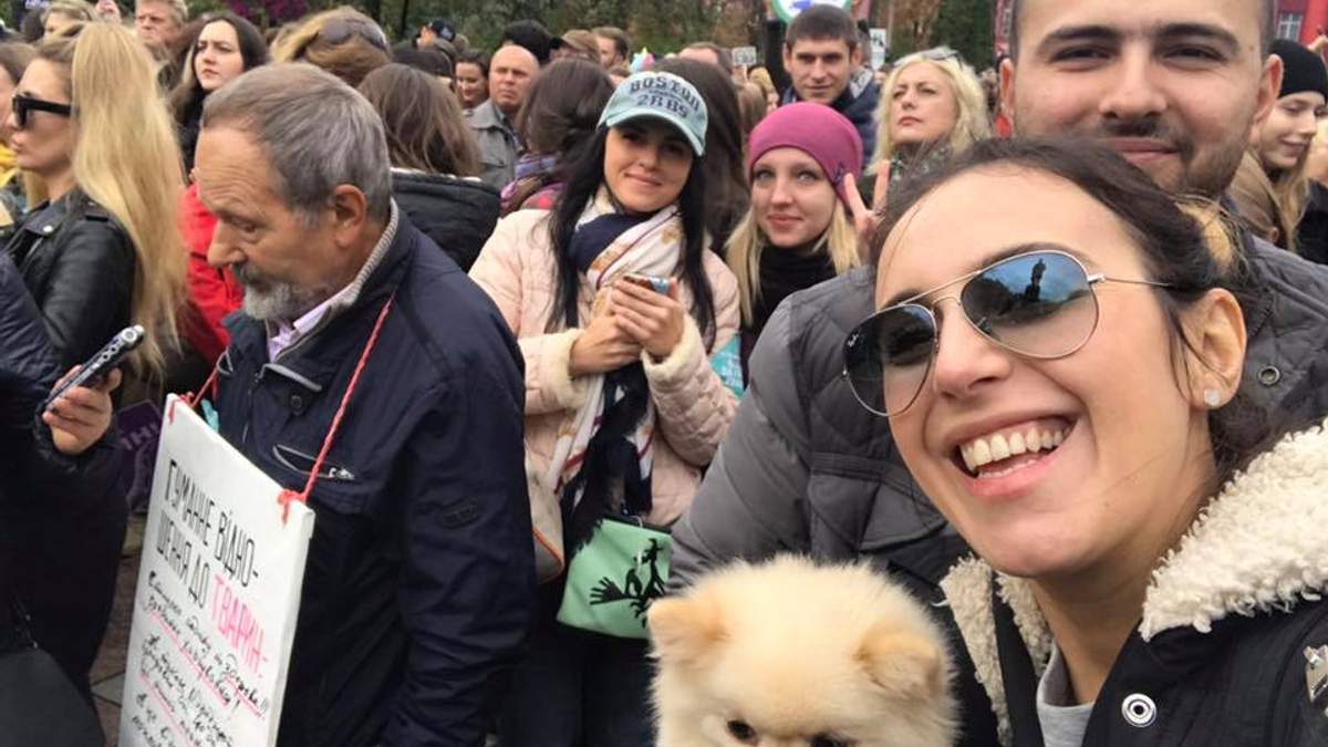 Джамала показала фото з маршу за права тварин Джамала показала фото з маршу за права тварин
