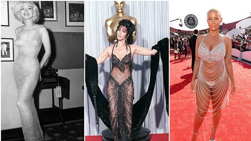 "Голые" платья звезд: самая скандальная одежда знаменитостей "Голые" платья звезд: самая скандальная одежда знаменитостей