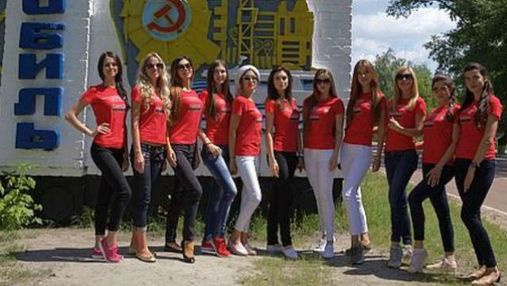 Участницы "Мисс Украина Вселенная" устроили фотосессию в Чернобыле