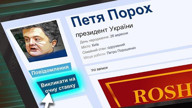 Карикатура недели: очная ставка Януковича и Порошенко Карикатура недели: очная ставка Януковича и Порошенко