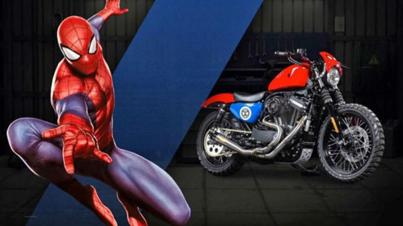 Легендарный Harley представил серию мотоциклов по мотивам комиксов