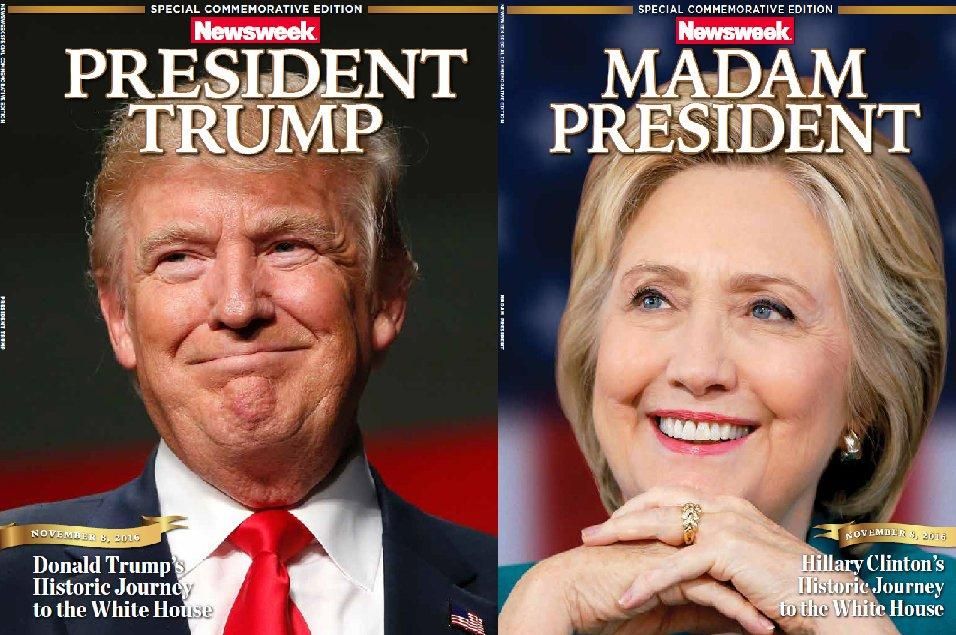 Известное американское издание ошибочно обнародовало спецвыпуск с Хиллари-президентом