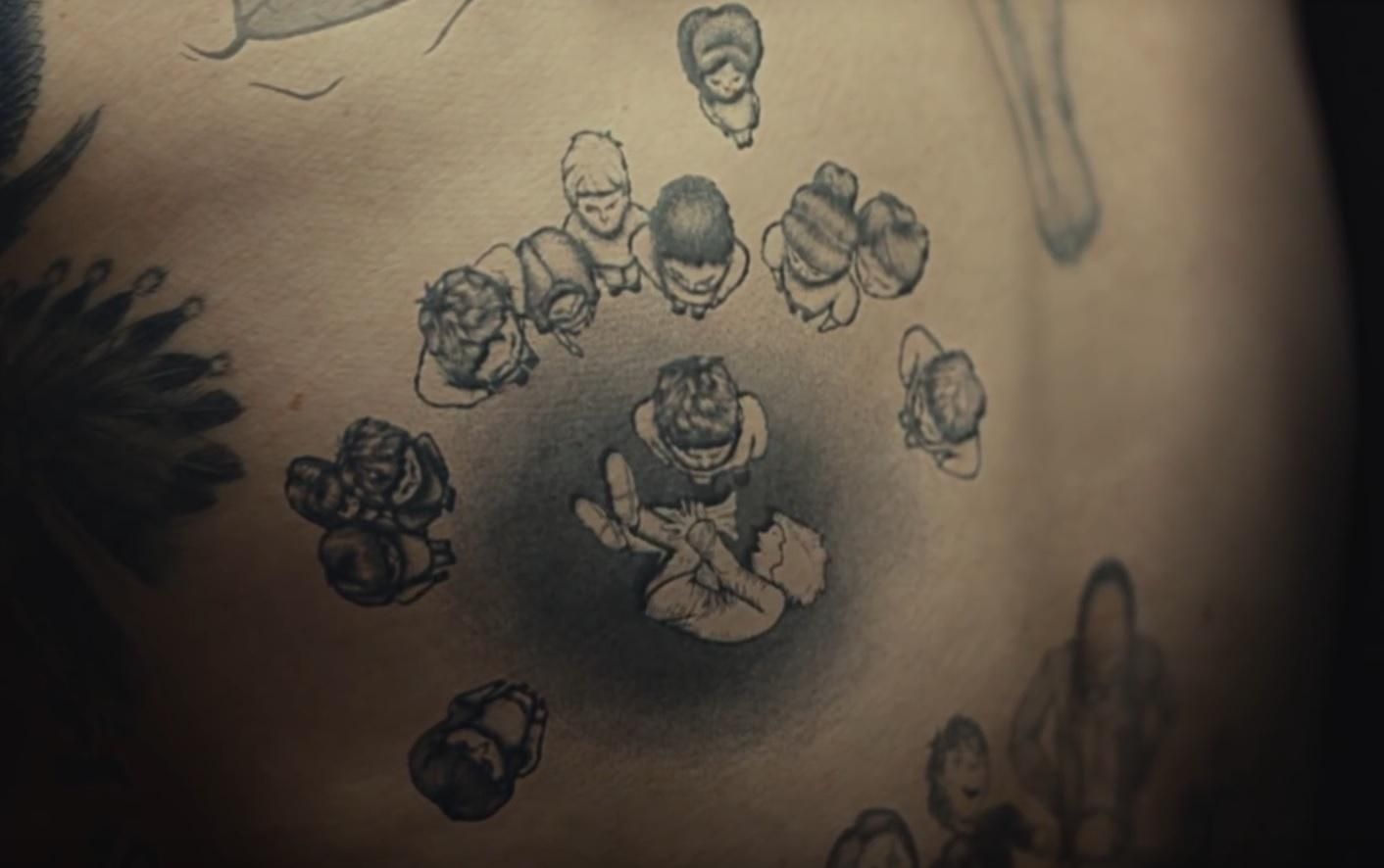 Ролик с "живыми" татуировками Дэвида Бекхэма стал хитом интернета Ролик с "живыми" татуировками Дэвида Бекхэма стал хитом интернета