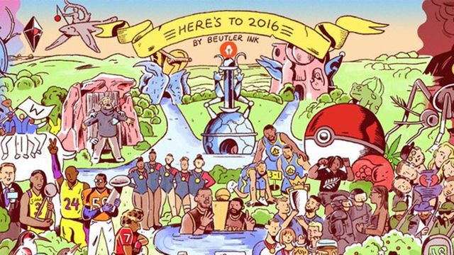 Митець зобразив найрезонансніші події 2016 року у дивовижному зображенні Митець зобразив найрезонансніші події 2016 року у дивовижному зображенні