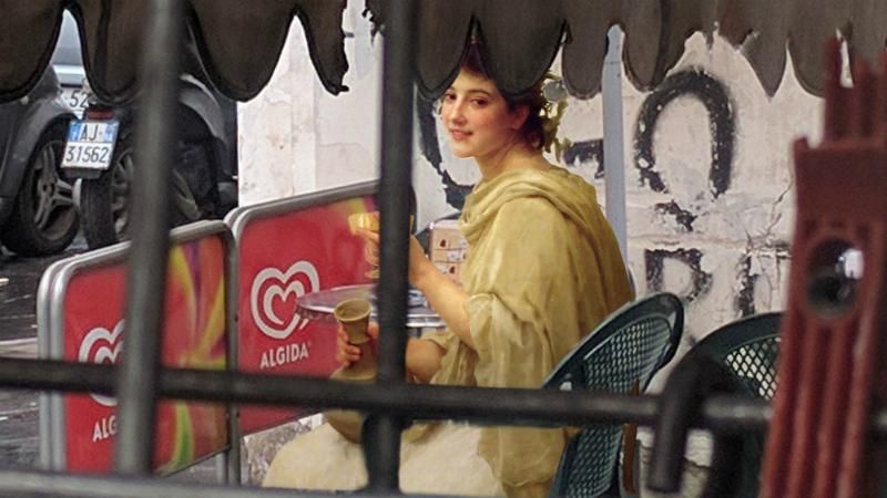 Як би виглядали герої картин Ренесансу в сучасному Неаполі Як би виглядали герої картин Ренесансу в сучасному Неаполі