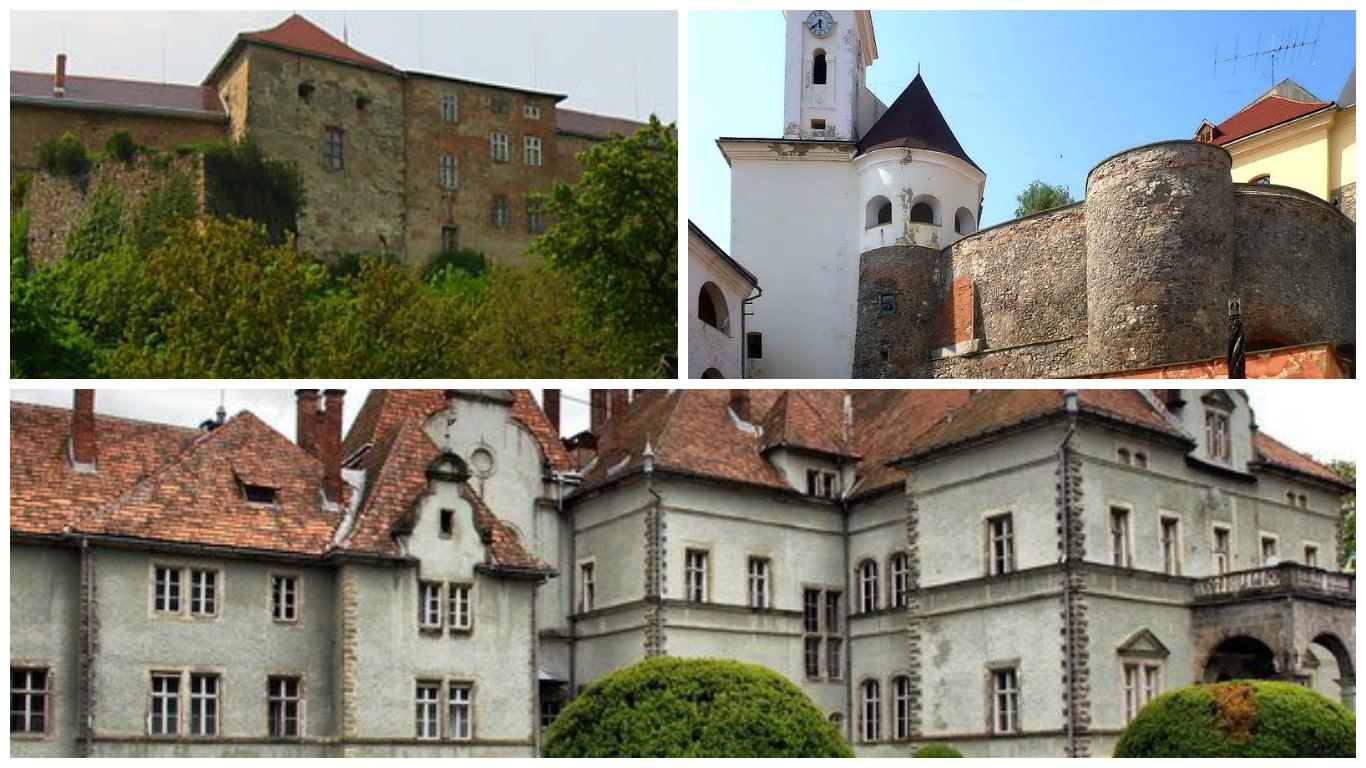 Дивовижні замки Закарпаття:  палац Шенборна, замки Мукачівський і Ужгородський