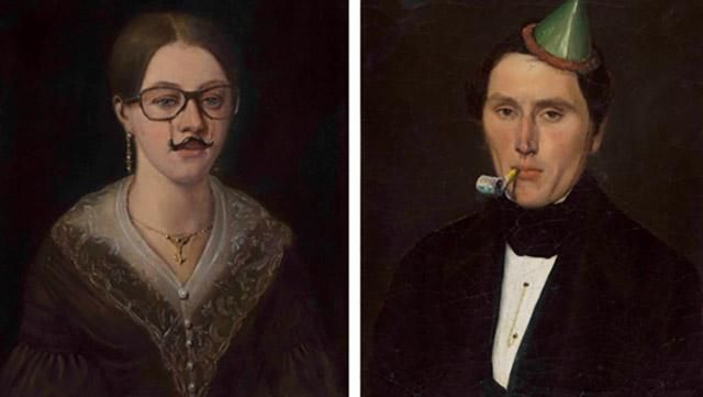 Художник умело дорисовывает современные элементы на старых картинах: интересные фото Художник умело дорисовывает современные элементы на старых картинах: интересные фото