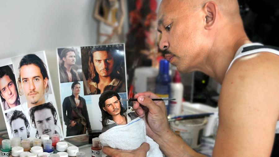 Нежная Эмма Уотсон и мужественный Орландо Блум: невероятные куклы художника Нежная Эмма Уотсон и мужественный Орландо Блум: невероятные куклы художника