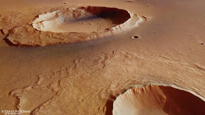 Катастрофическое наводнение на поверхности Марса: впечатляющие фото