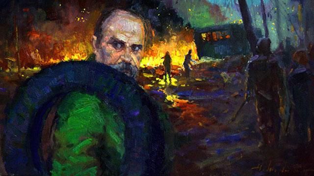 Шевченко в тренде: украинские художники осовременили поэта в своих картинах