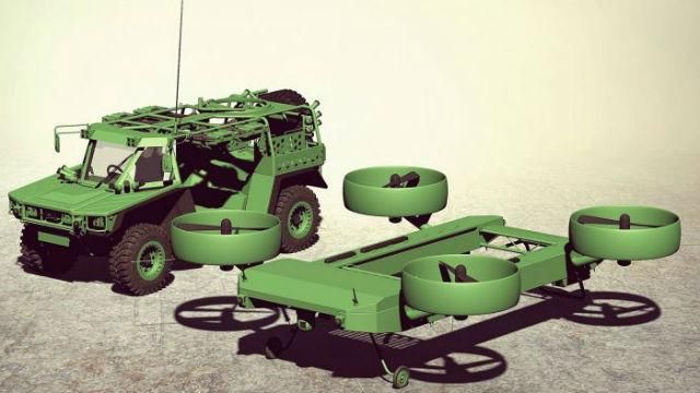 Українці розробили проект літаючої бронемашини Українці розробили проект літаючої бронемашини