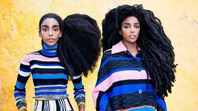 Близнючки з дивовижним волоссям підкорили модний світ Близнючки з дивовижним волоссям підкорили модний світ