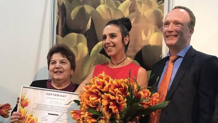 Джамала показала тюльпани, названі в її честь Джамала показала тюльпани, названі в її честь