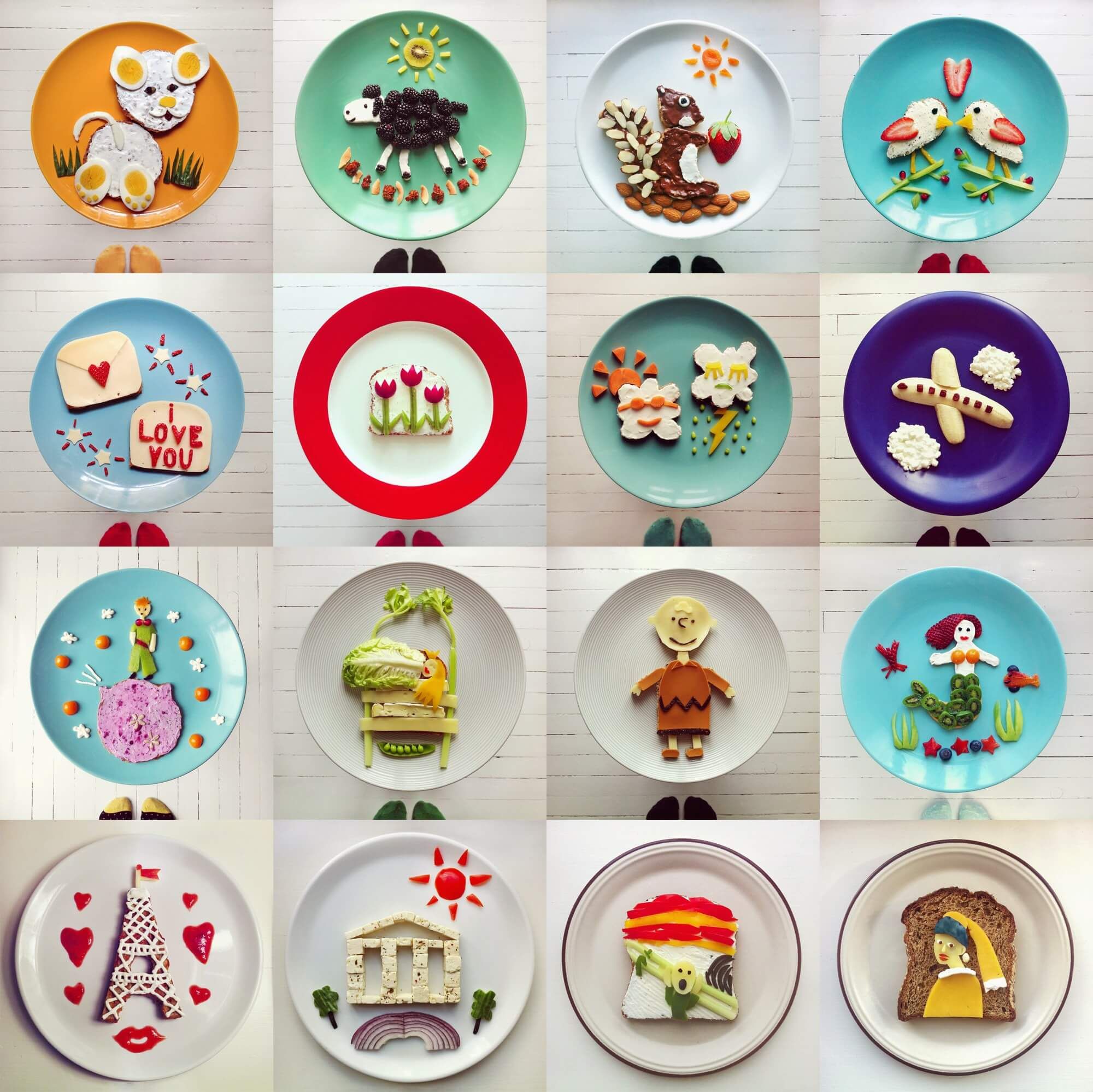 Художниця робить картини з їжі: фантастичні фото Художниця робить картини з їжі: фантастичні фото