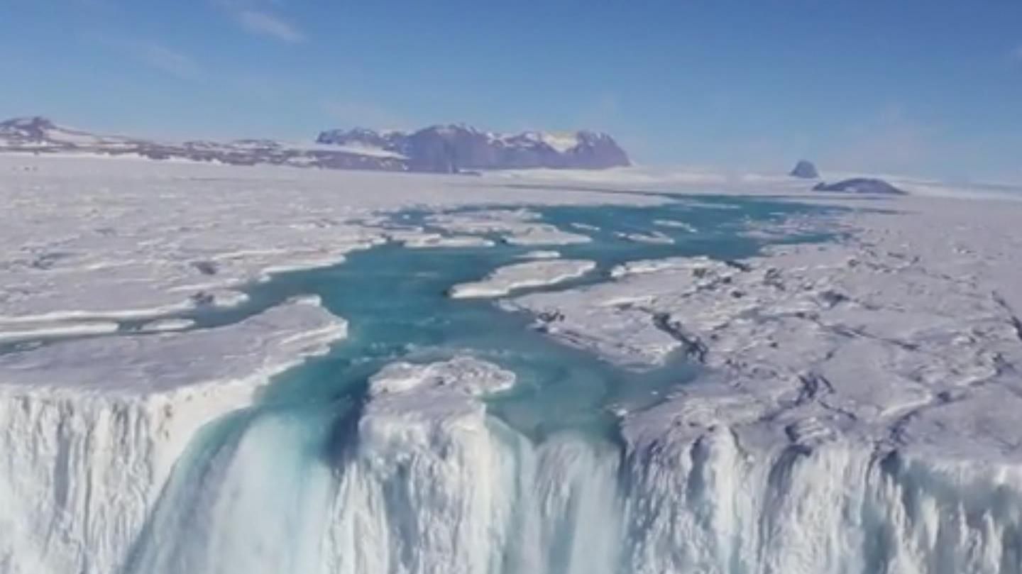 Як незвично тане Антарктида через глобальне потепління: відео