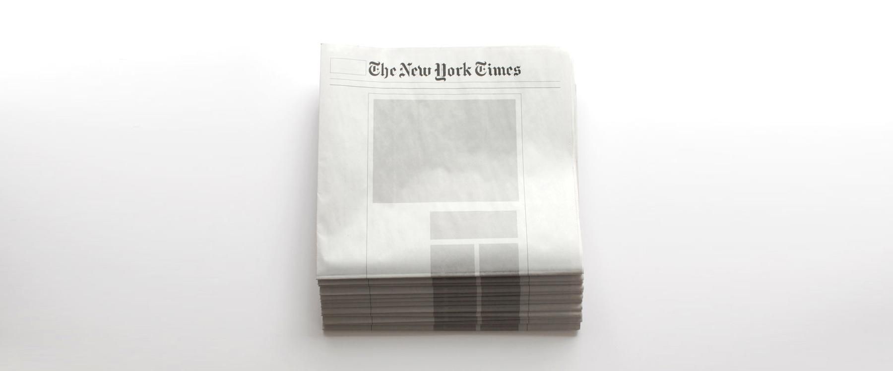 Никаких новостей: деятели искусства выпустили серию популярных газет без текста Никаких новостей: деятели искусства выпустили серию популярных газет без текста