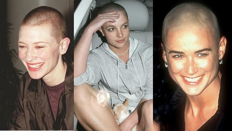 Звезды, которые побрились налысо: впечатляющие сравнения Звезды, которые побрились налысо: впечатляющие сравнения