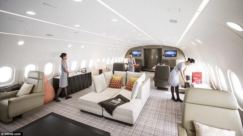 Как выглядит первый в мире самолет-пентхаус: опубликованы фото и видео Как выглядит первый в мире самолет-пентхаус: опубликованы фото и видео