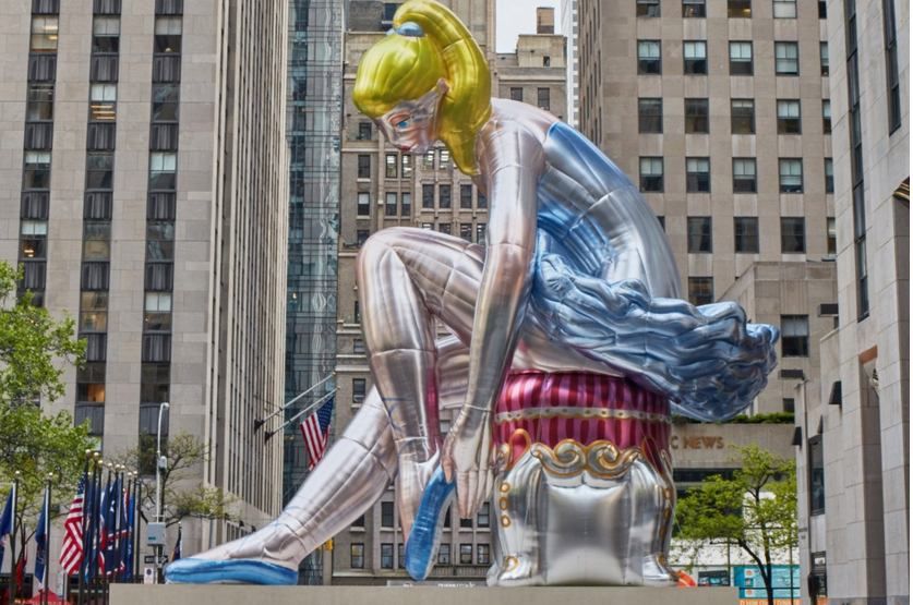 В центрі Нью-Йорка з’явилась скульптура, яка нагадує роботу відомої української мисткині