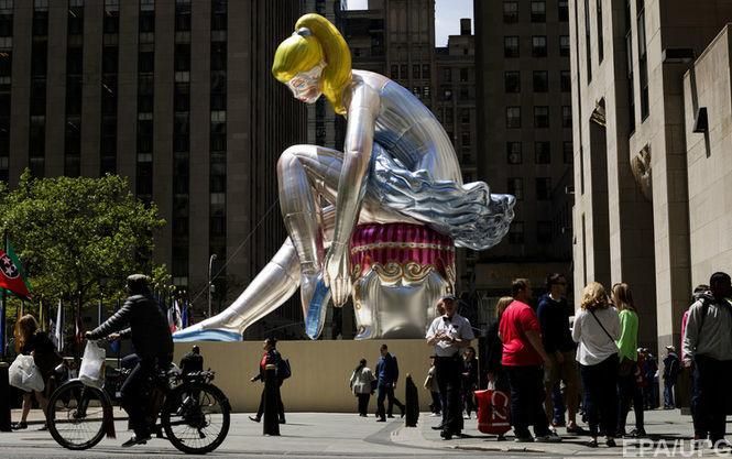 Скандальный автор "Балерины" в Нью-Йорке имеет лицензию на использование украинской статуэтки