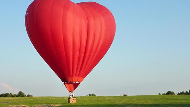 Безумное признание: воздушный шар врезался в деревья после предложения руки и сердца