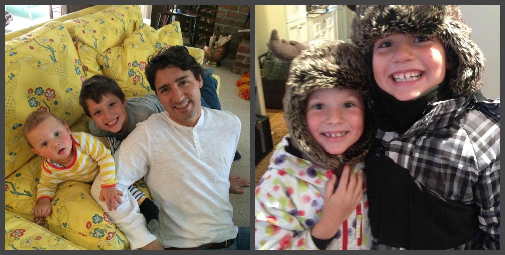 Трюдо тронул сети трогательными фото с детьми Трюдо тронул сети трогательными фото с детьми