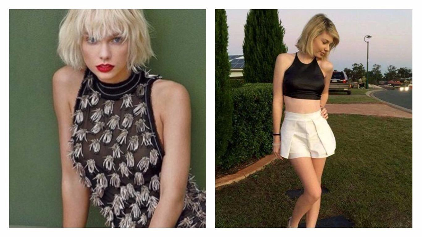 В сети показали двойника популярной певицы Тейлор Свифт