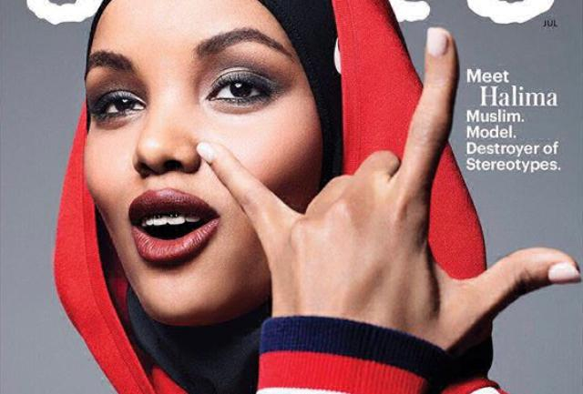 Известная модель в хиджабе украсила обложку американского глянца