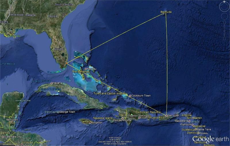 В межах Бермудського трикутника раптово виник невідомий та "небезпечний" острів
