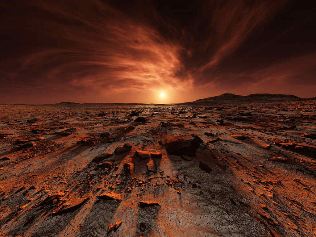 Ученые NASA показали "Ниагарский водопад Марса": фото