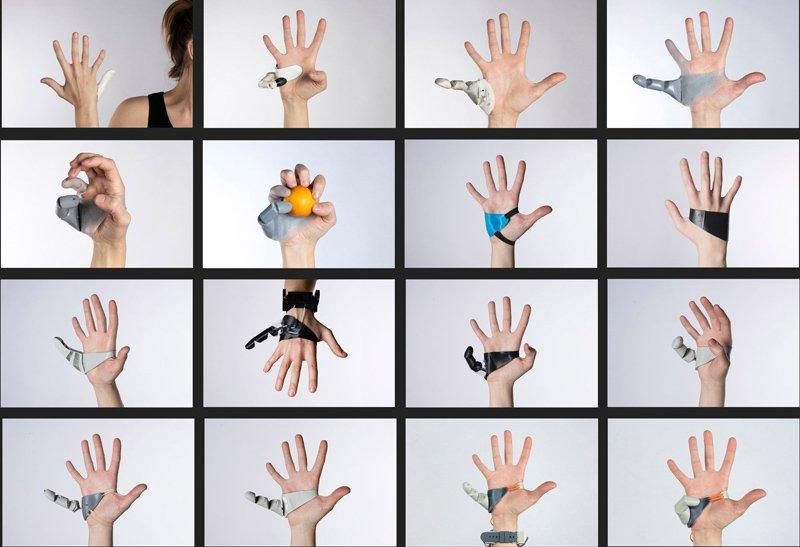 Студентка из Великобритании разработала портативный шестой палец для руки: фото