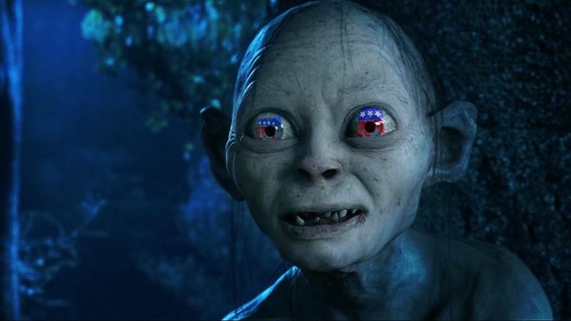 Трамп, моє золотце, – Голлум з "Володаря перснів" озвучив твіти Трампа своїм фірмовим голосом
Трамп, моє золотце, – Голлум з "Володаря перснів" озвучив твіти Трампа своїм фірмовим голосом