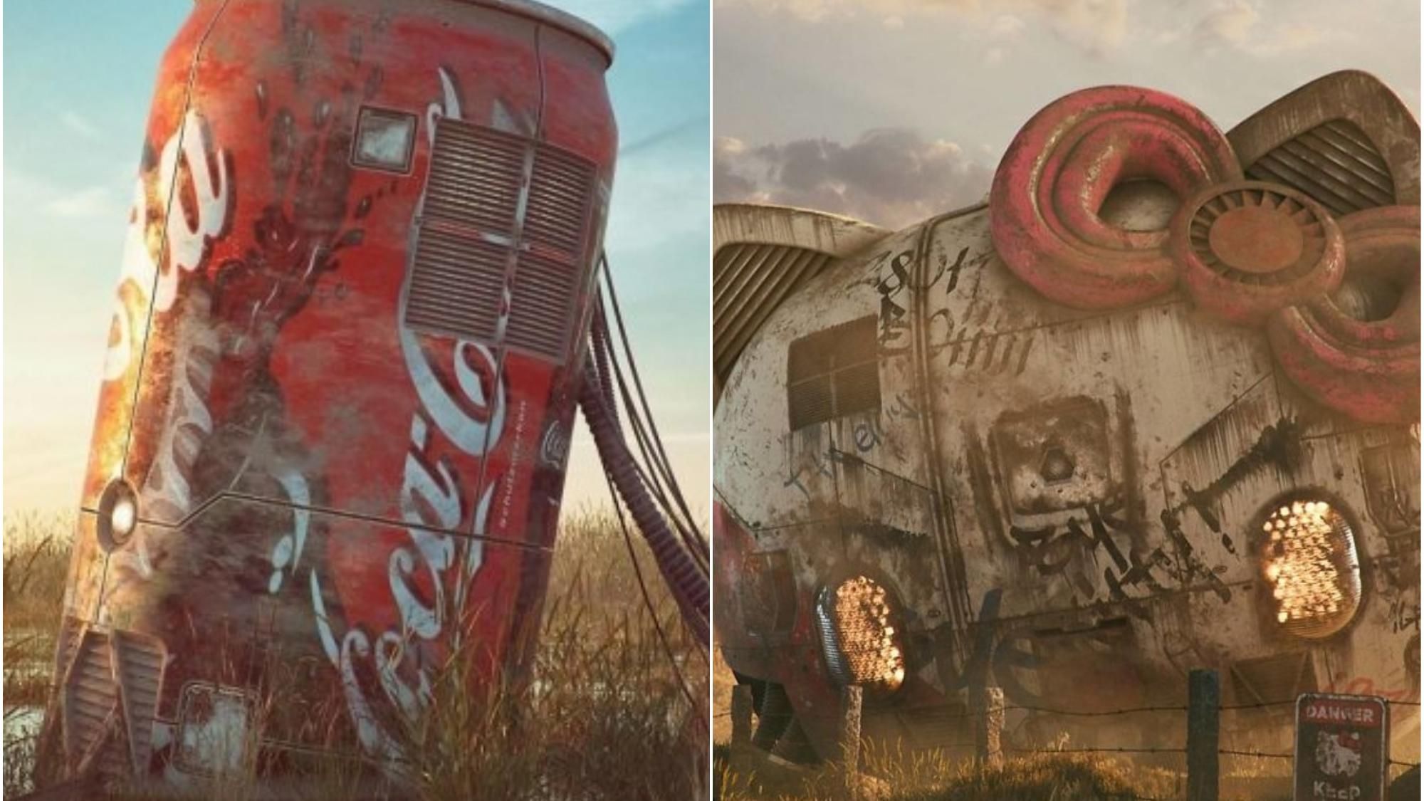 Чешский художник показал апокалипсис поп-культуры: впечатляющие картины