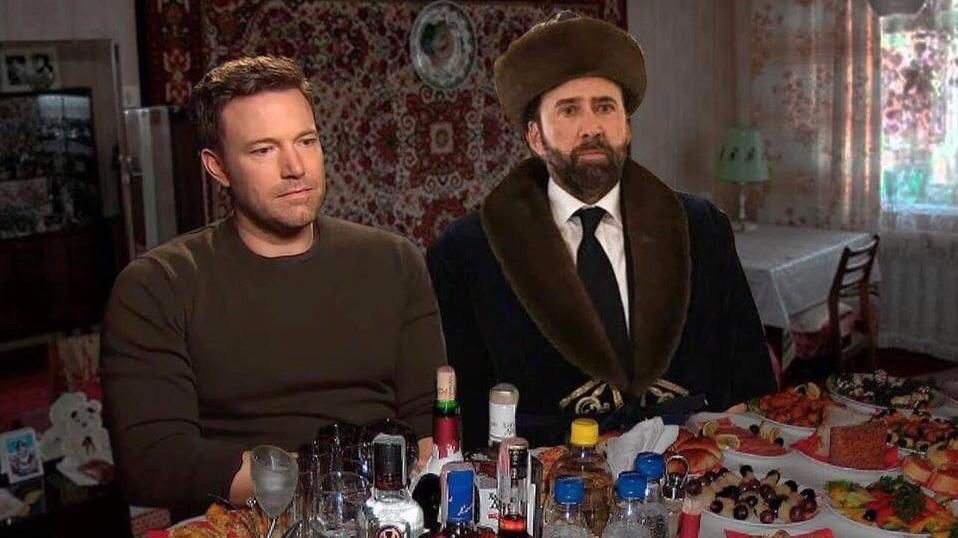 Николас Кейдж в Казахстане стал мемом Николас Кейдж в Казахстане стал мемом