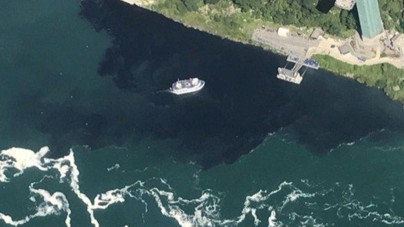 Ниагарский водопад внезапно стал черным: появились фото