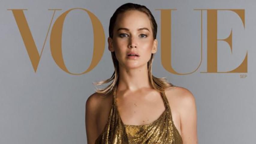 Дженніфер Лоуренс знялась для ювілейного номеру Vogue без одягу: вишукані фото (18+)