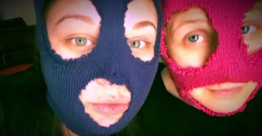 Ми не повинні зупинятись: Pussy Riot у масках записали ролик на підтримку Сенцова
