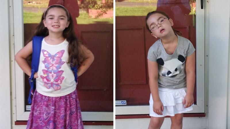 Дети до и после первого дня в школе: забавные сравнения Дети до и после первого дня в школе: забавные сравнения