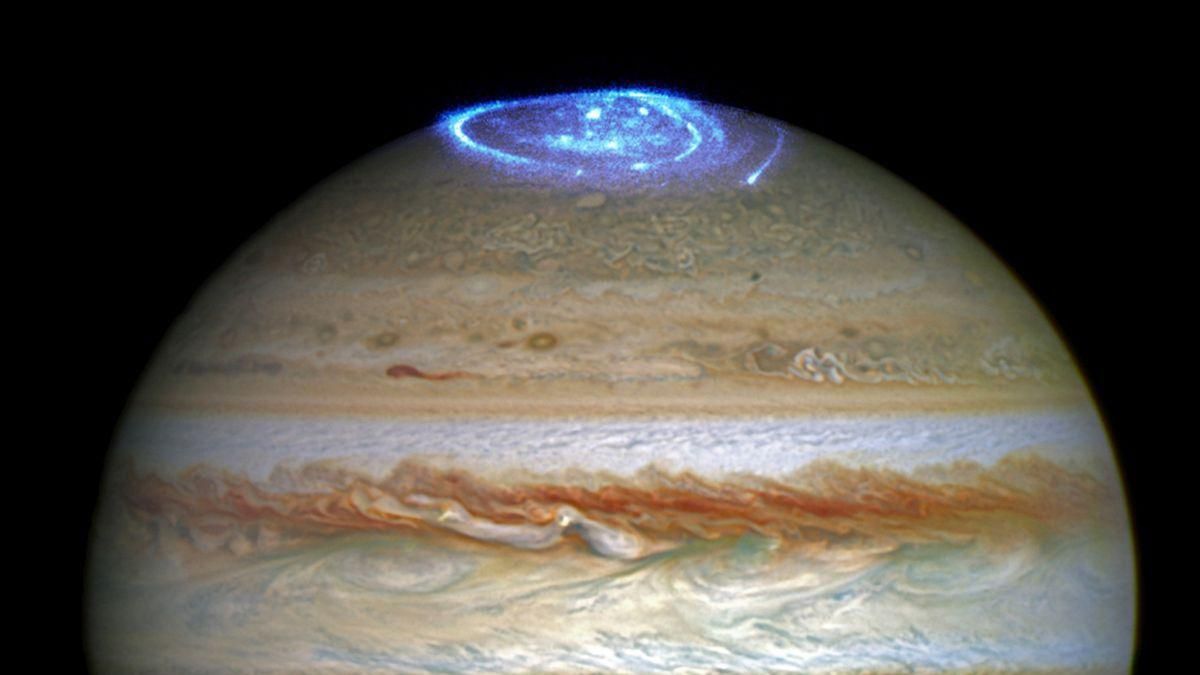 Неймовірне полярне сяйво виникло на Юпітері: фото