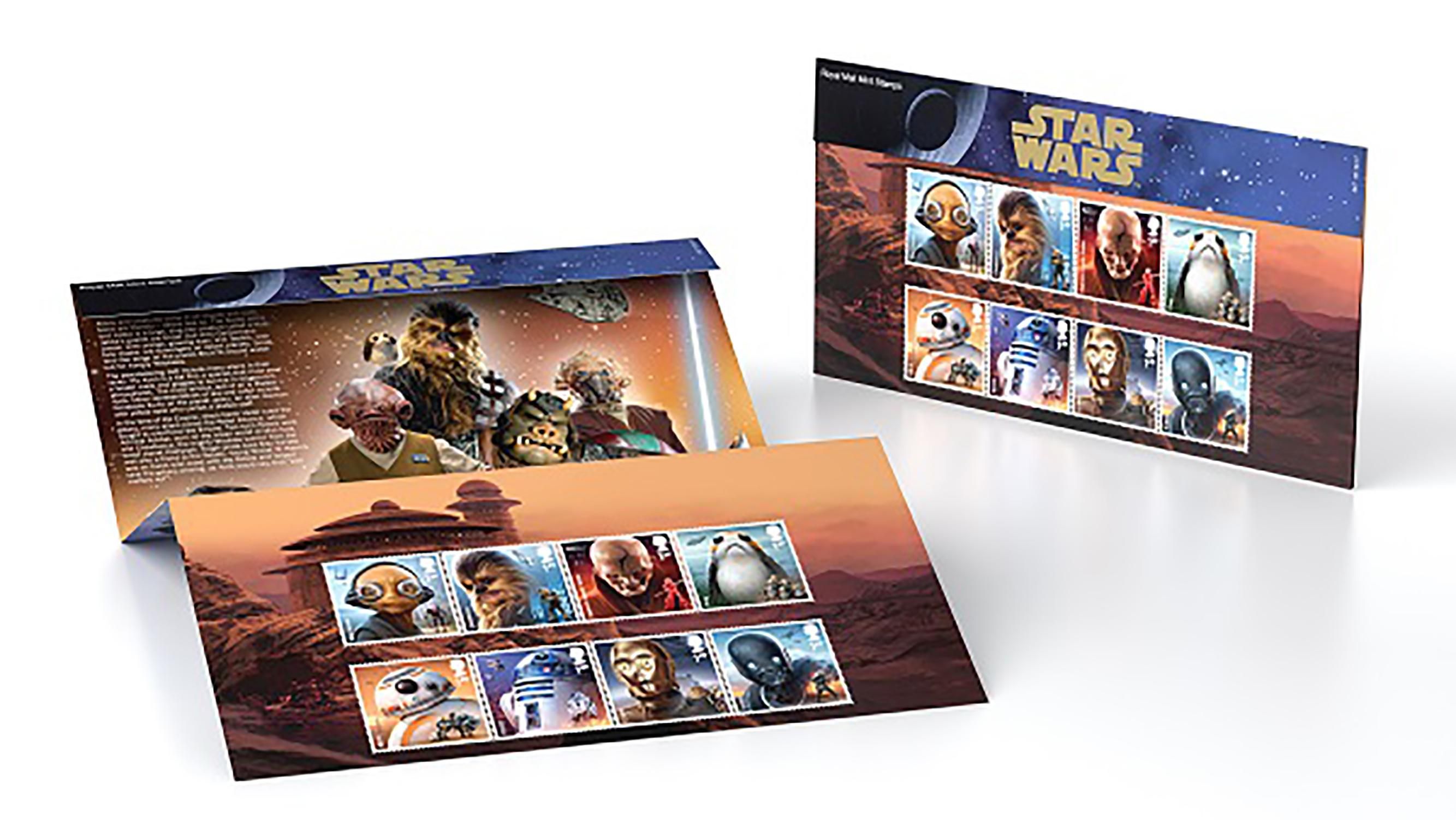 Британська пошта випустить марки на честь "Зоряних війн" Британська пошта випустить марки на честь "Зоряних війн"