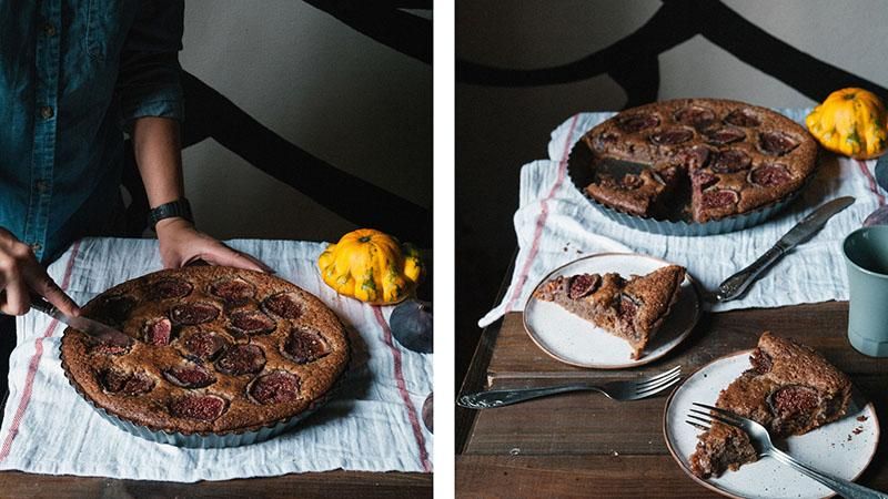 Тарт с инжиром и орехами: как приготовить идеальный осенний десерт