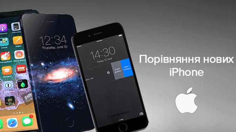 Характеристики iPhone 8, iPhone 8 Plus, iPhone X: порівняння Характеристики iPhone 8, iPhone 8 Plus, iPhone X: порівняння