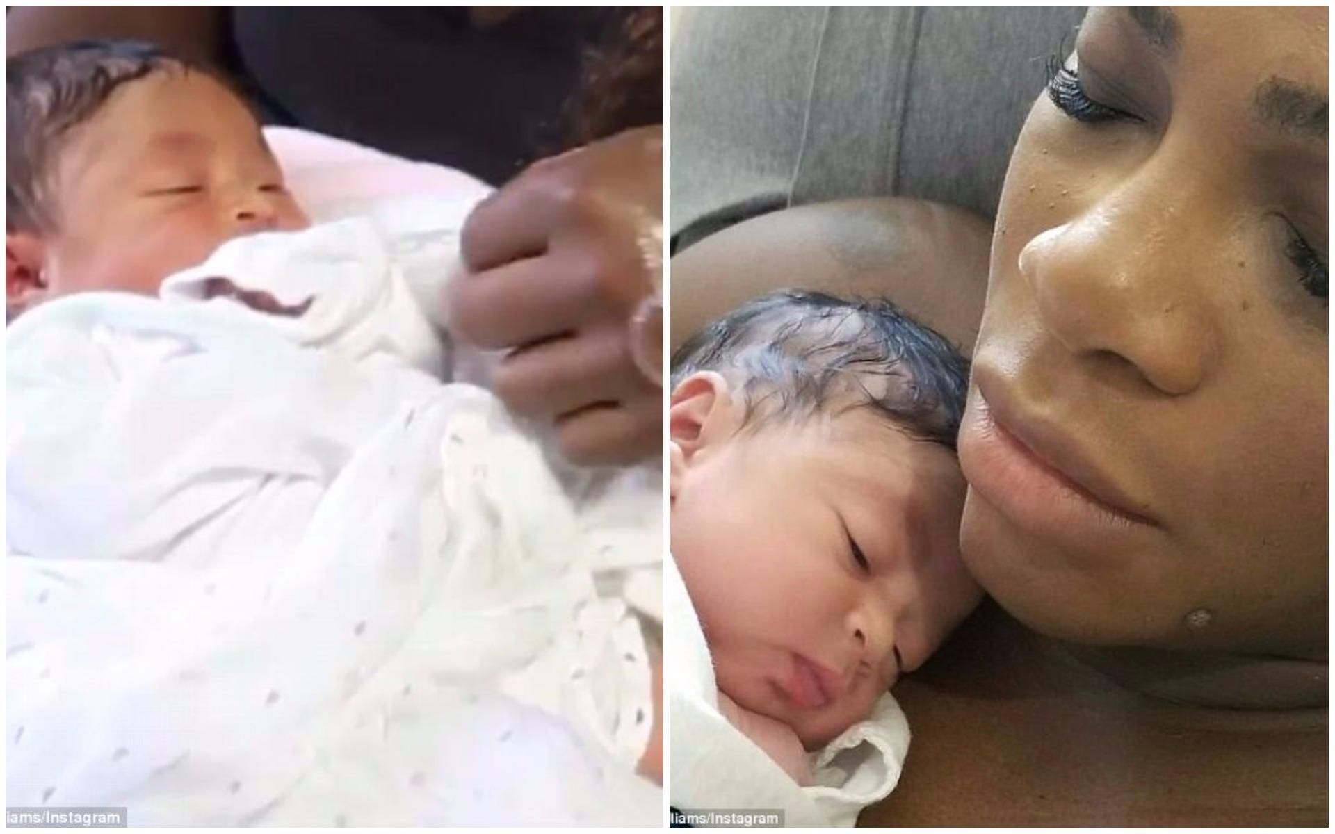 Красота материнства: появились первые фото новорожденной дочери Серены Уильямс