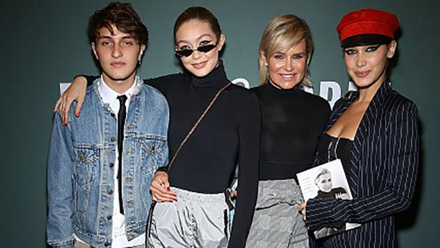 Сестры Хадид пришли на презентацию книги матери: стильные семейные фото