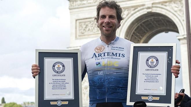 Британец объехал мир на велосипеде и установил новый рекорд