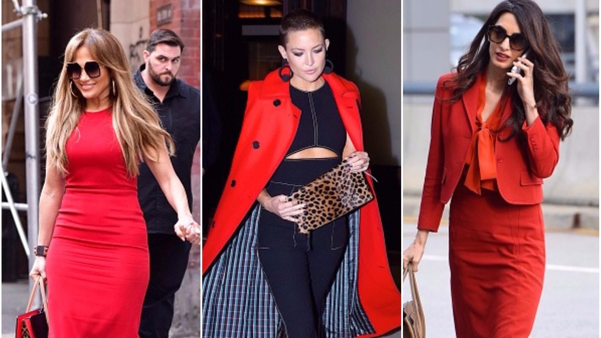 С чем носить красный: 20 модных образов звезд Голливуда этой осенью С чем носить красный: 20 модных образов звезд Голливуда этой осенью