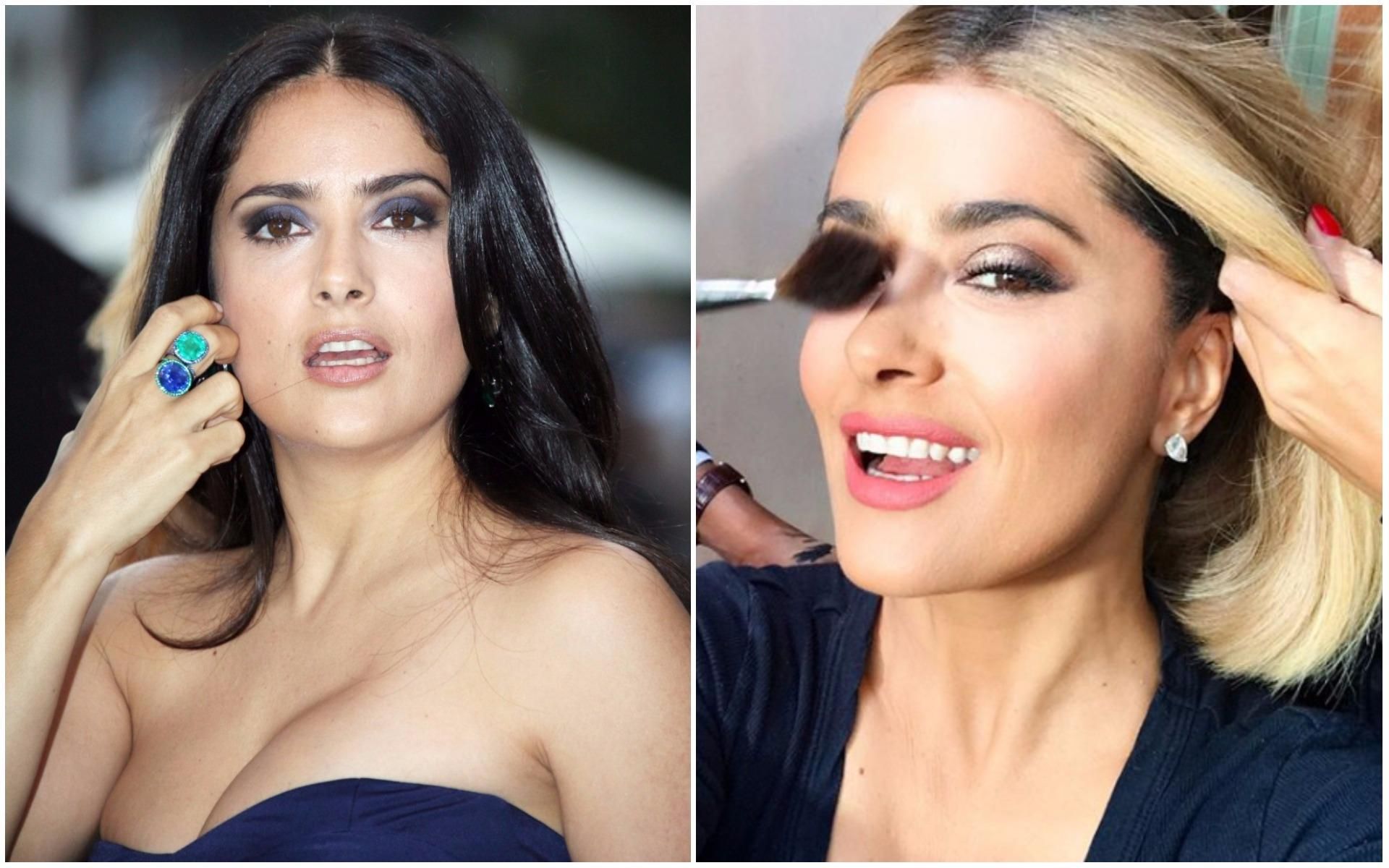 Сальма Хайек кардинально змінила свій імідж: фотопорівняння Сальма Хайек кардинально змінила свій імідж: фотопорівняння
