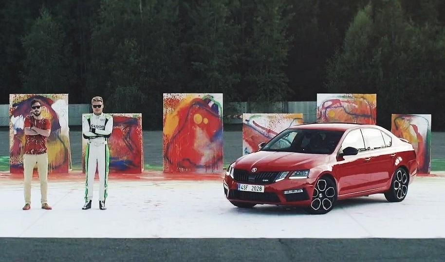 Skoda стала художником: яскраве відео Skoda стала художником: яскраве відео