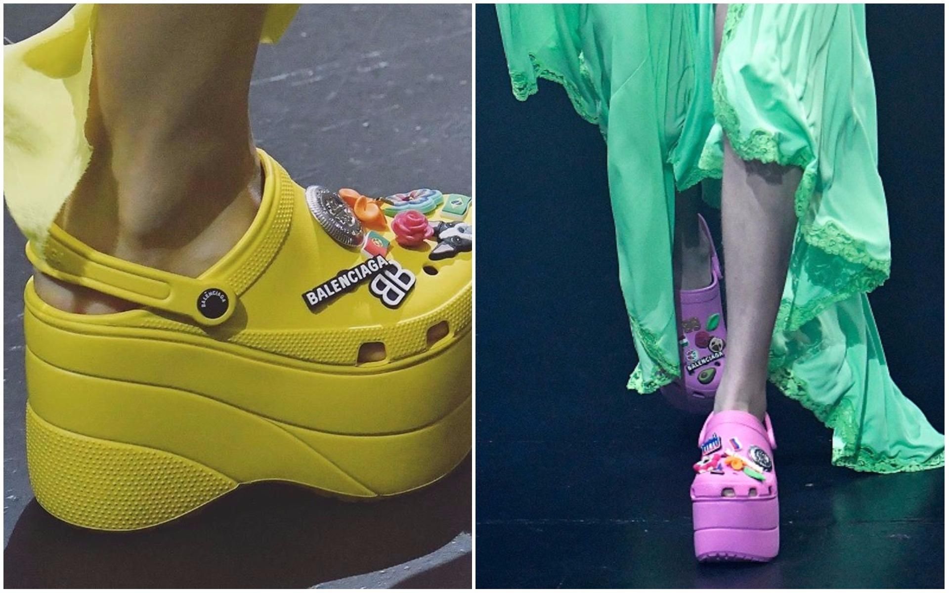 Новый модный тренд – кроксы на высокой платформе: причудливые фото Новый модный тренд – кроксы на высокой платформе: причудливые фото