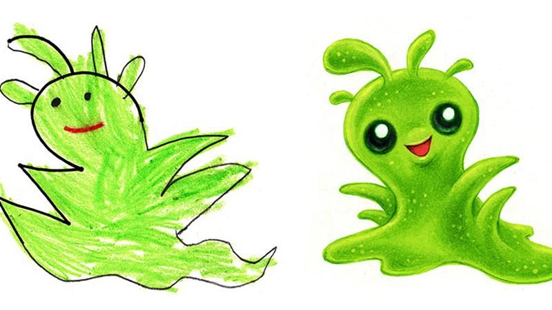 Художник перерисовал детские рисунки: что из этого вышло Художник перерисовал детские рисунки: что из этого вышло